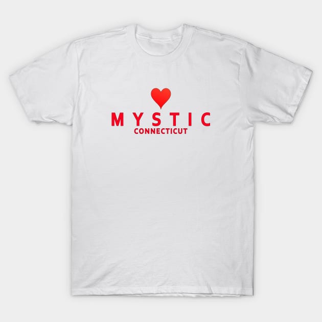 Mystic Connecticut T-Shirt by SeattleDesignCompany